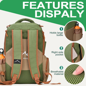 HIMAL water bottle holder with drawstring for quick access during play.