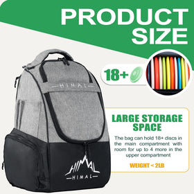 Himal Outdoors Disc Golf Bag drawstring water bottle holder keeps hydration within reach