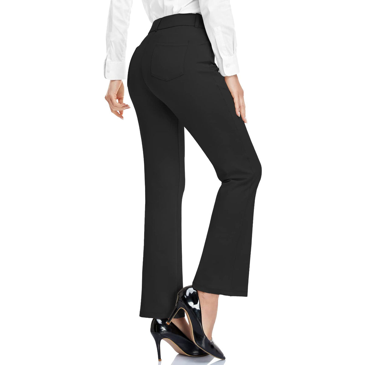 HISKYWIN HF838 black back pocket detail for practical storage at work