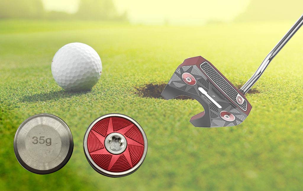 Anti-rust, durable materials ensure long-lasting putter performance.