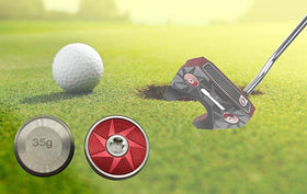 Anti-rust, durable materials ensure long-lasting putter performance.