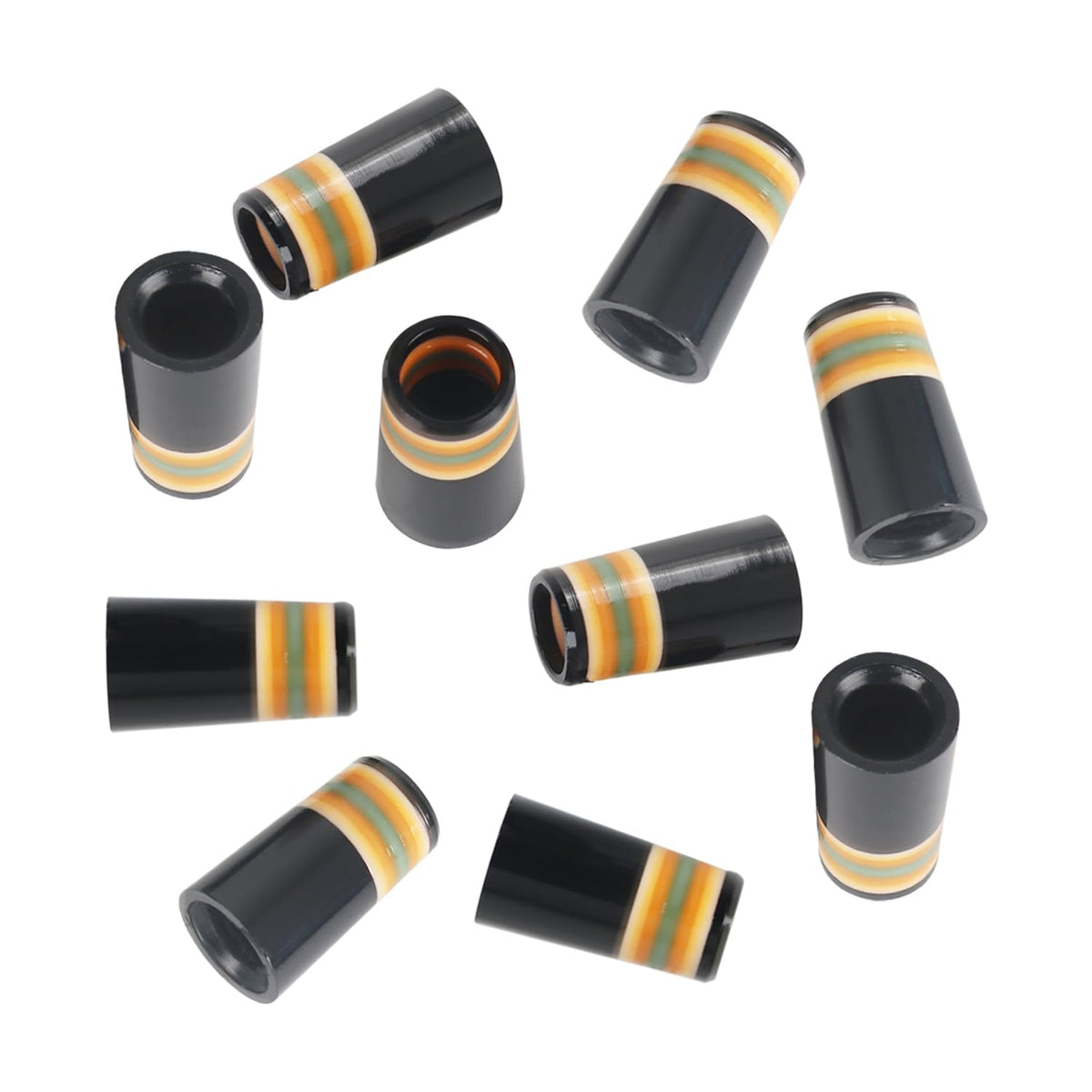HISTAR 10pc ferrule set enhances club aesthetics while protecting the shaft area.