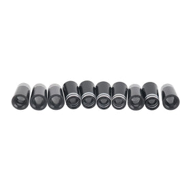 Histar golf ferrules black finish with chrome ring elevates aesthetics.