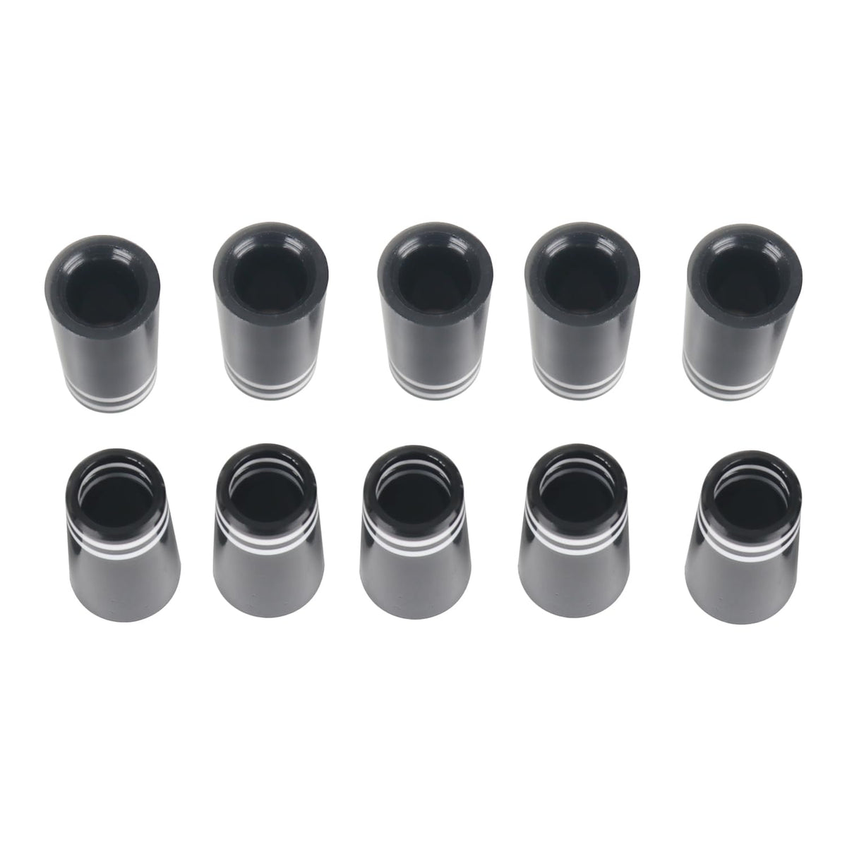 Histar golf ferrules 0.355 inch tapered shaft compatibility.