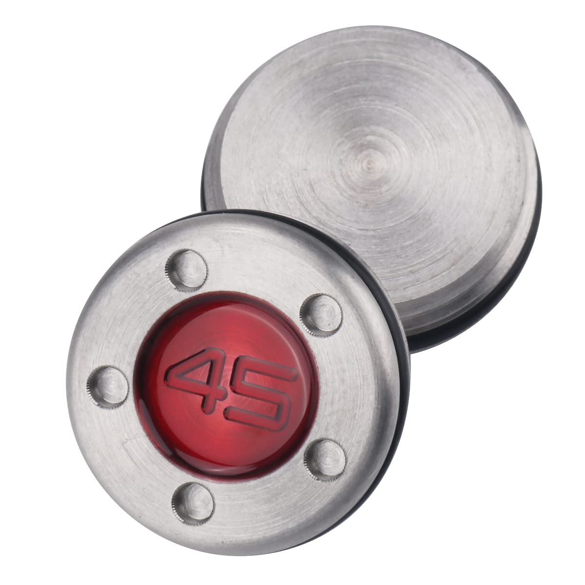 HISTAR golf putter weights 45g mounted for enhanced balance during putts