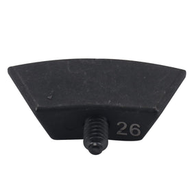 Compact design supports stable weight distribution during swings