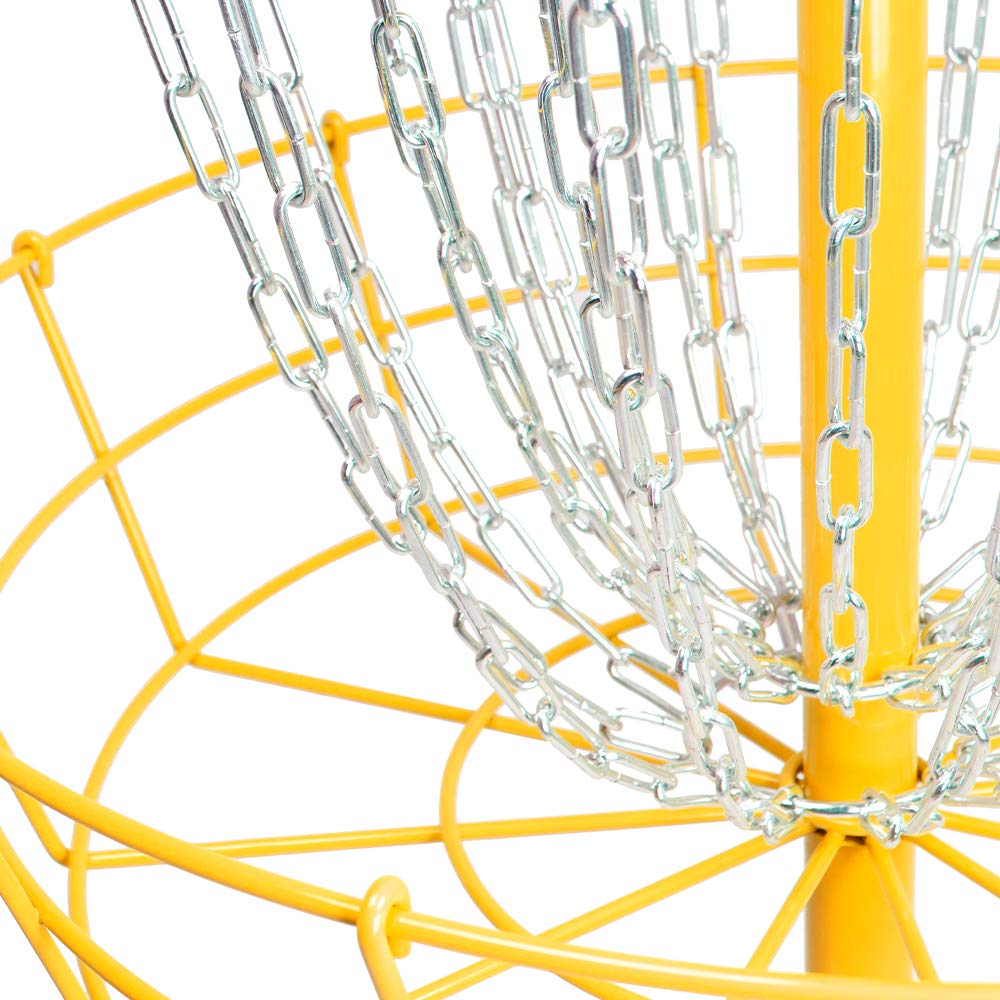Hive Disc Golf Lite Basket portable design lets you take it anywhere