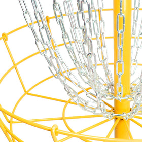 Hive Disc Golf Lite Basket portable design lets you take it anywhere