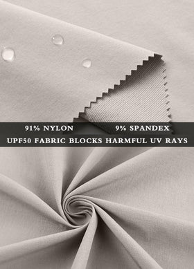 Hiverlay pants feature elastic waistband and side slits for easy movement.