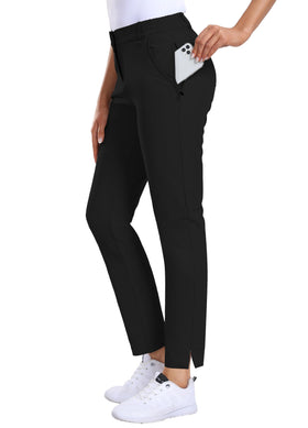 Hiverlay women's golf pants with flattering fit for a sleek athletic silhouette on the course.