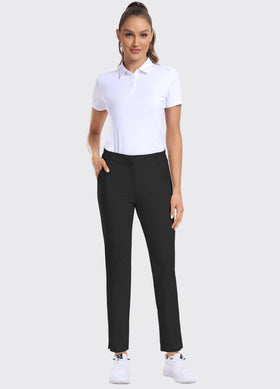 Hiverlay women's golf pants pocket-detail with five secure pockets for essentials.