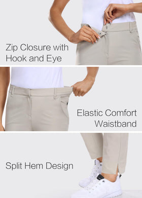 Hiverlay women's golf pants with UPF 50+ protection for sunny days.