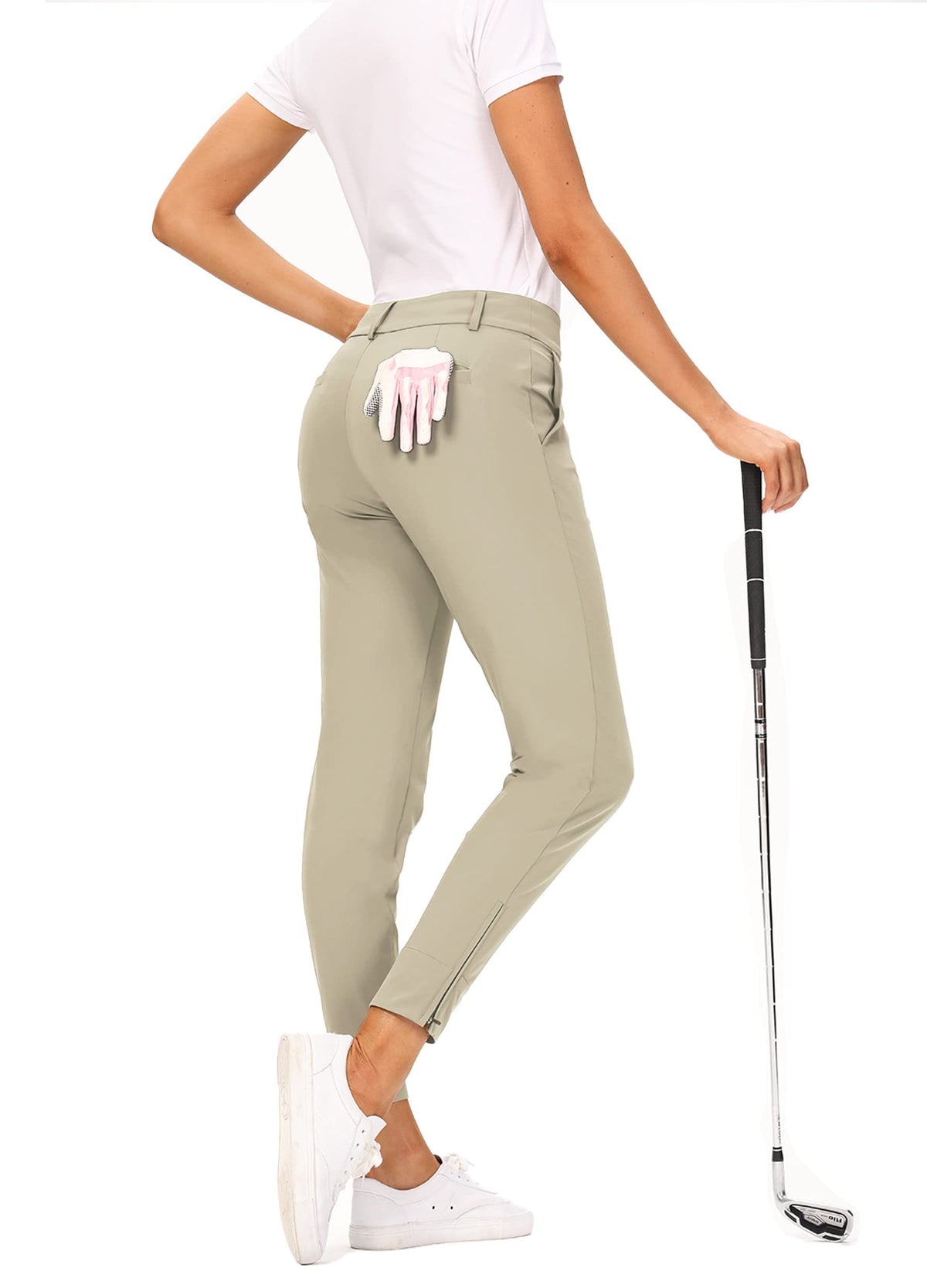 Hiverlay Women's Pro Golf Pants straight ankle fit supports easy movement