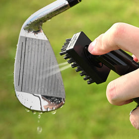 HKACTGO durable nylon bristles scrub dirt from clubs without abrasion.