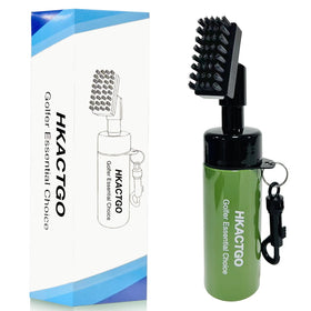 HKACTGO golf club cleaner brush with spray bottle for quick on-course cleaning.