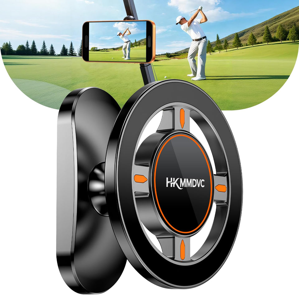 Hkmmdvc golf cart phone holder with metal body for durability on outdoor rides