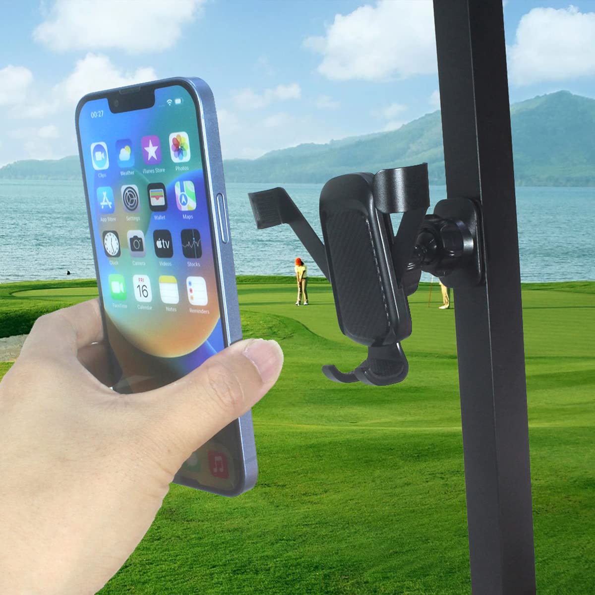 HKOO 360-degree rotatable cradle enables flexible device viewing from any angle