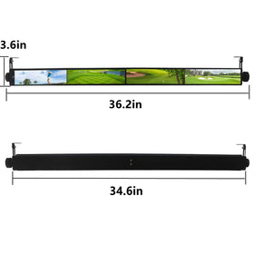 HKOO mirror mounting on roof or roll cage for clean installation