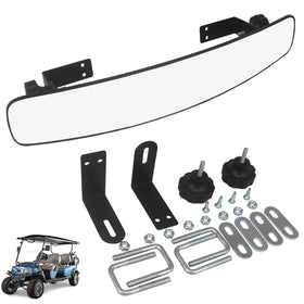 HKOO 16.5-inch wide-angle golf cart rear view mirror for improved visibility
