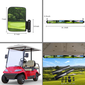HKOO side mirror adjustable height for better rear view