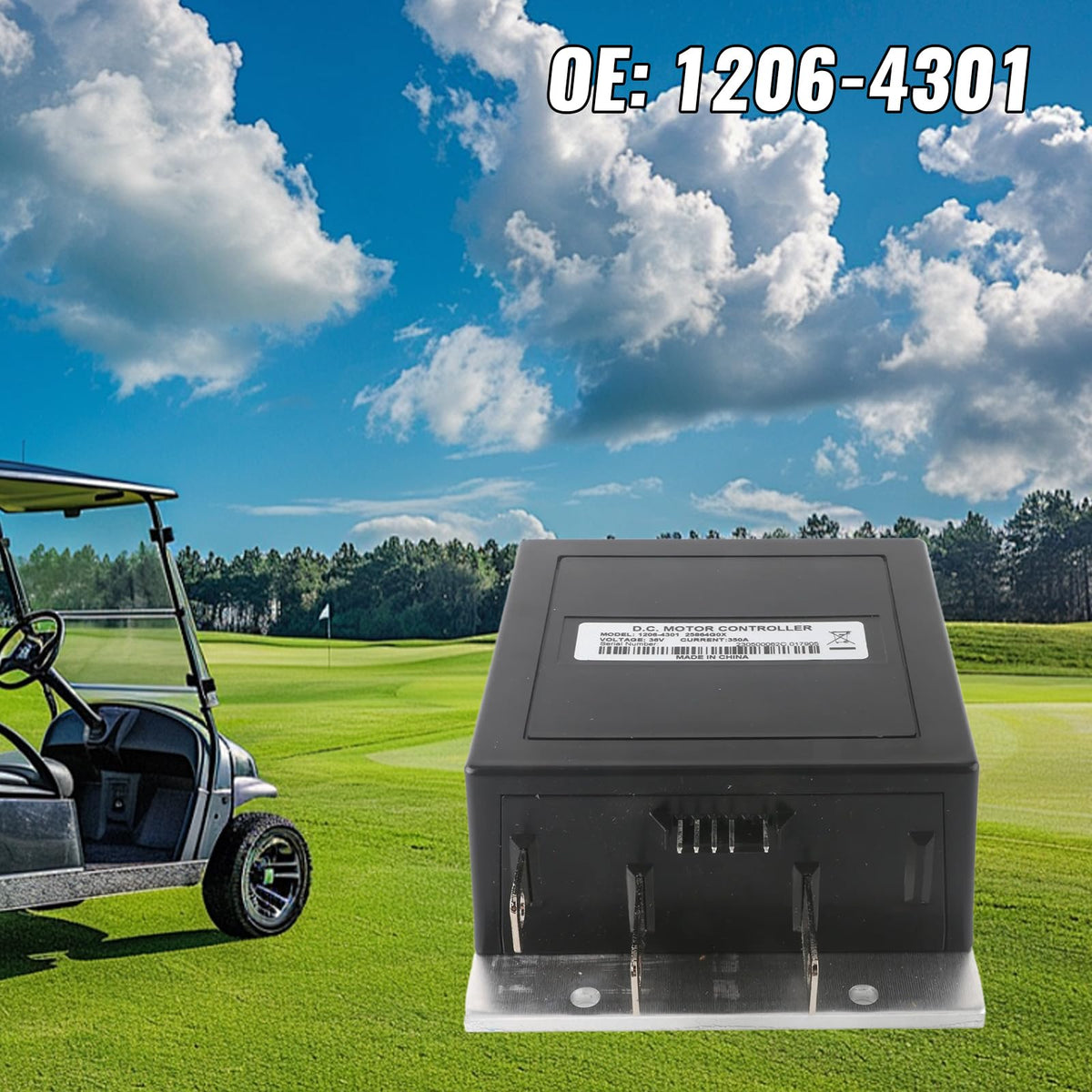 HLBTK 1206-4301 rugged build for golf carts reliability
