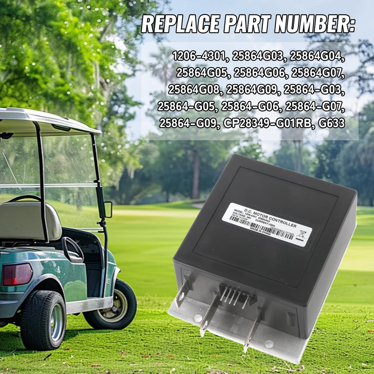 HLBTK 1206-4301 speed controller five-pin layout diagram