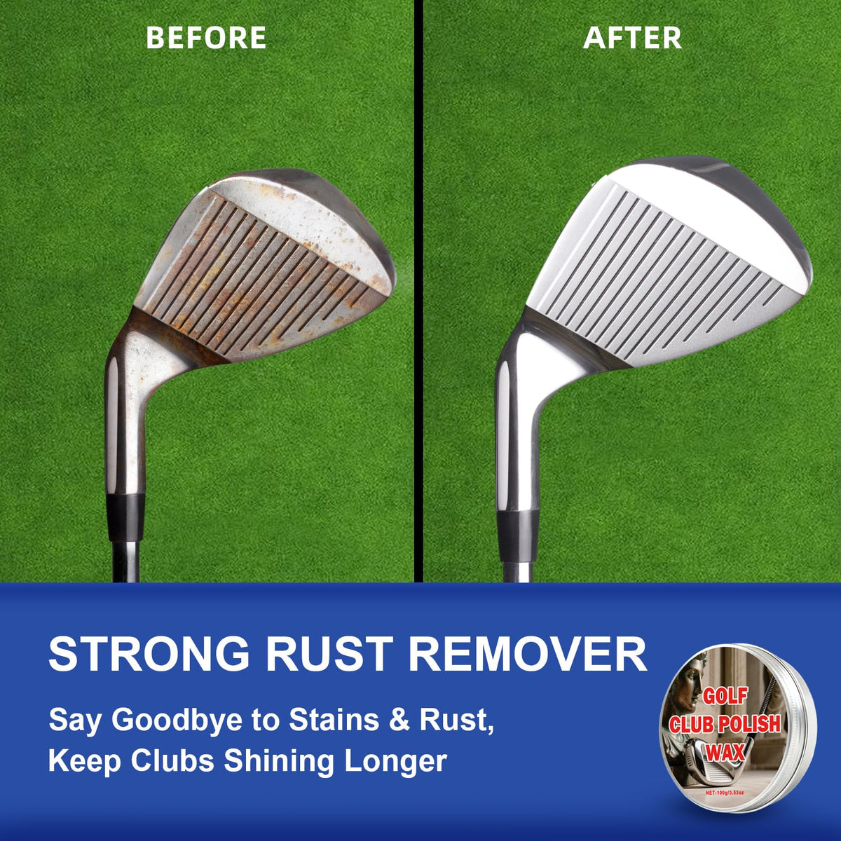 HLKJVEH rust remover forming protective barrier on club surface