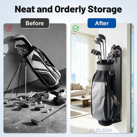 Hlplenn tool-free installation makes garage organization quick.