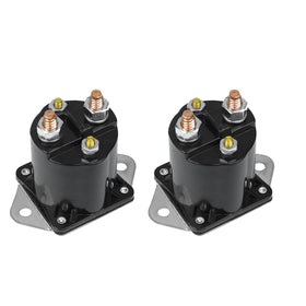 HNeekyr 12V golf cart solenoid front view shows durable housing for reliable operation.