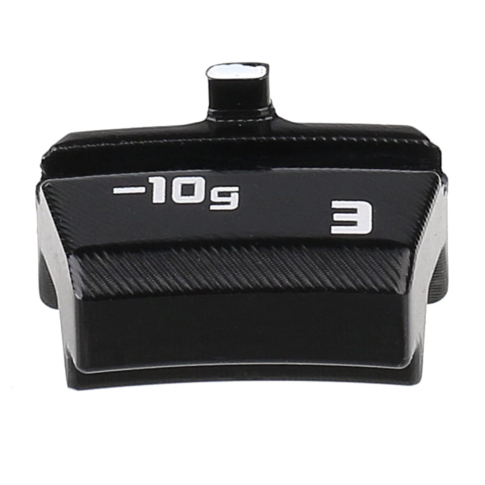 HNMFIT TSR3 3g weight mounted on fairway head for tuneable swing weight