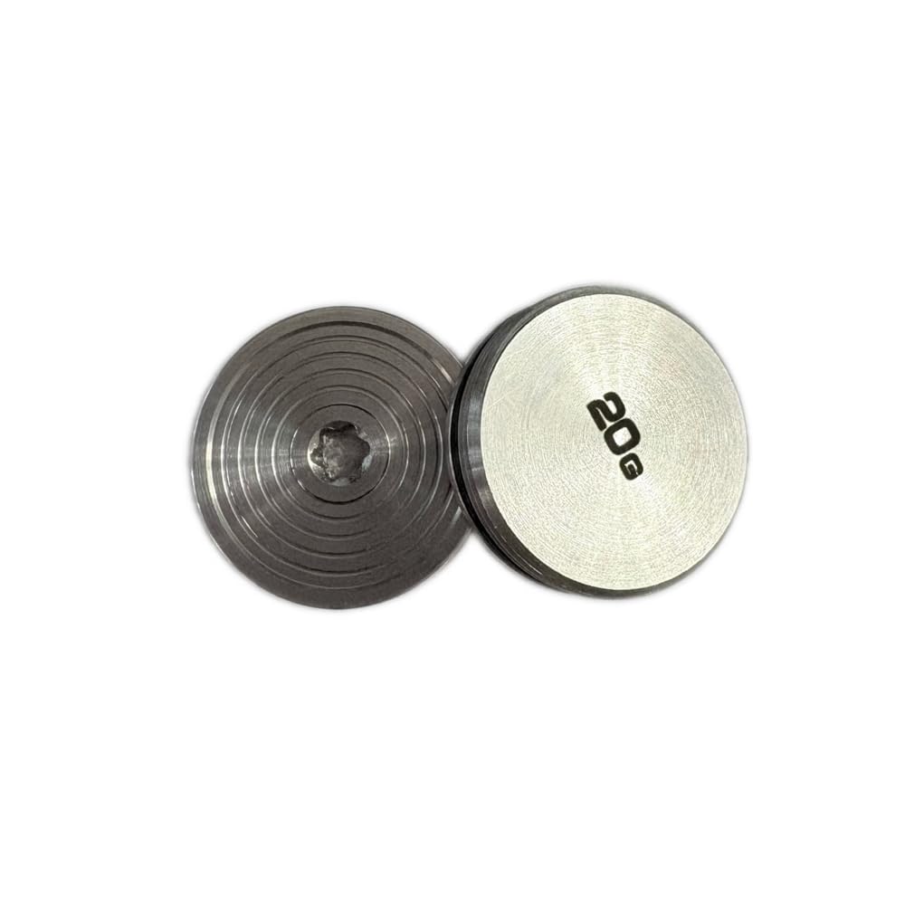 HNMFIT Odyssey Ai-One Silver 20g pair weight for putter—enhances feel and precision.