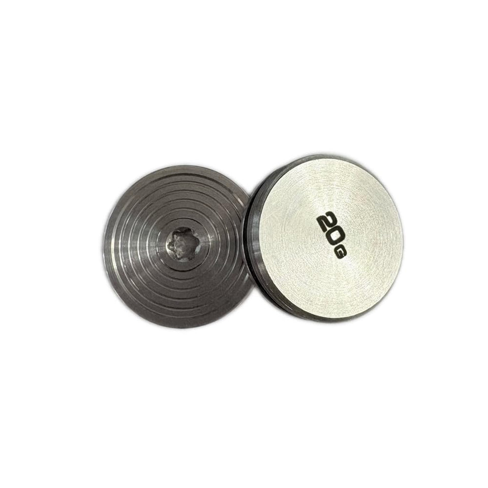 HNMFIT Odyssey Ai-One Silver 20g pair weight for putter—enhances feel and precision.