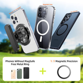 Easy removal after the round fits pockets or bags.
