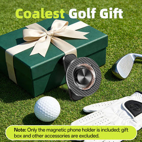 Securely attaches to EZ-GO, Club Car, Yamaha carts for stable on-course use.