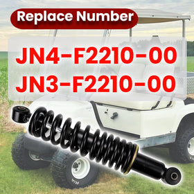 HocvrlX golf cart cargo load shows improved stability with rear shocks