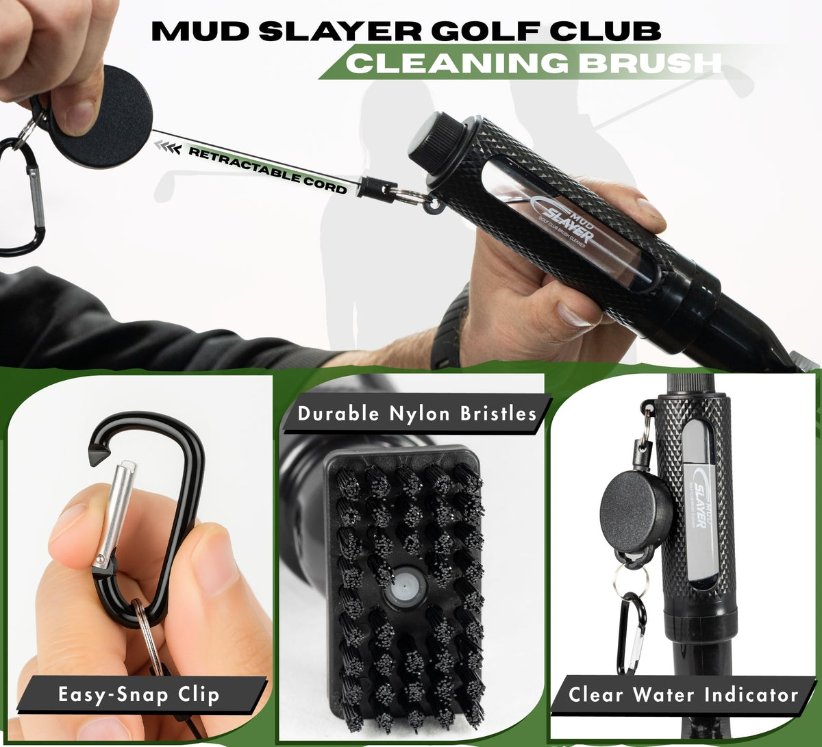 HODL 21 Mud Slayer water spray activation eases dirt before brushing