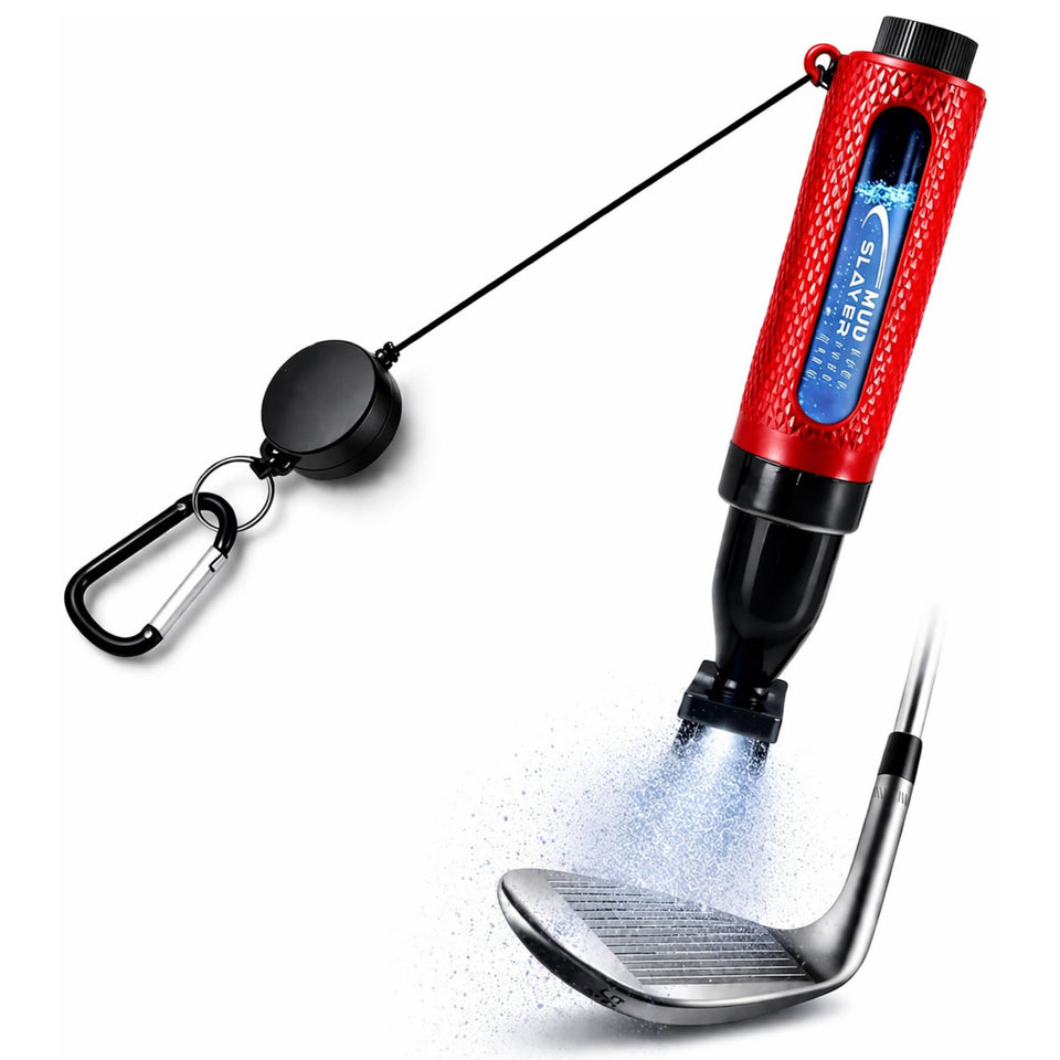 HODL 21 Mud Slayer cleans grooves with integrated water spray.