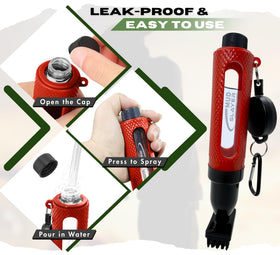 Leak-proof reservoir prevents spills inside your golf bag.