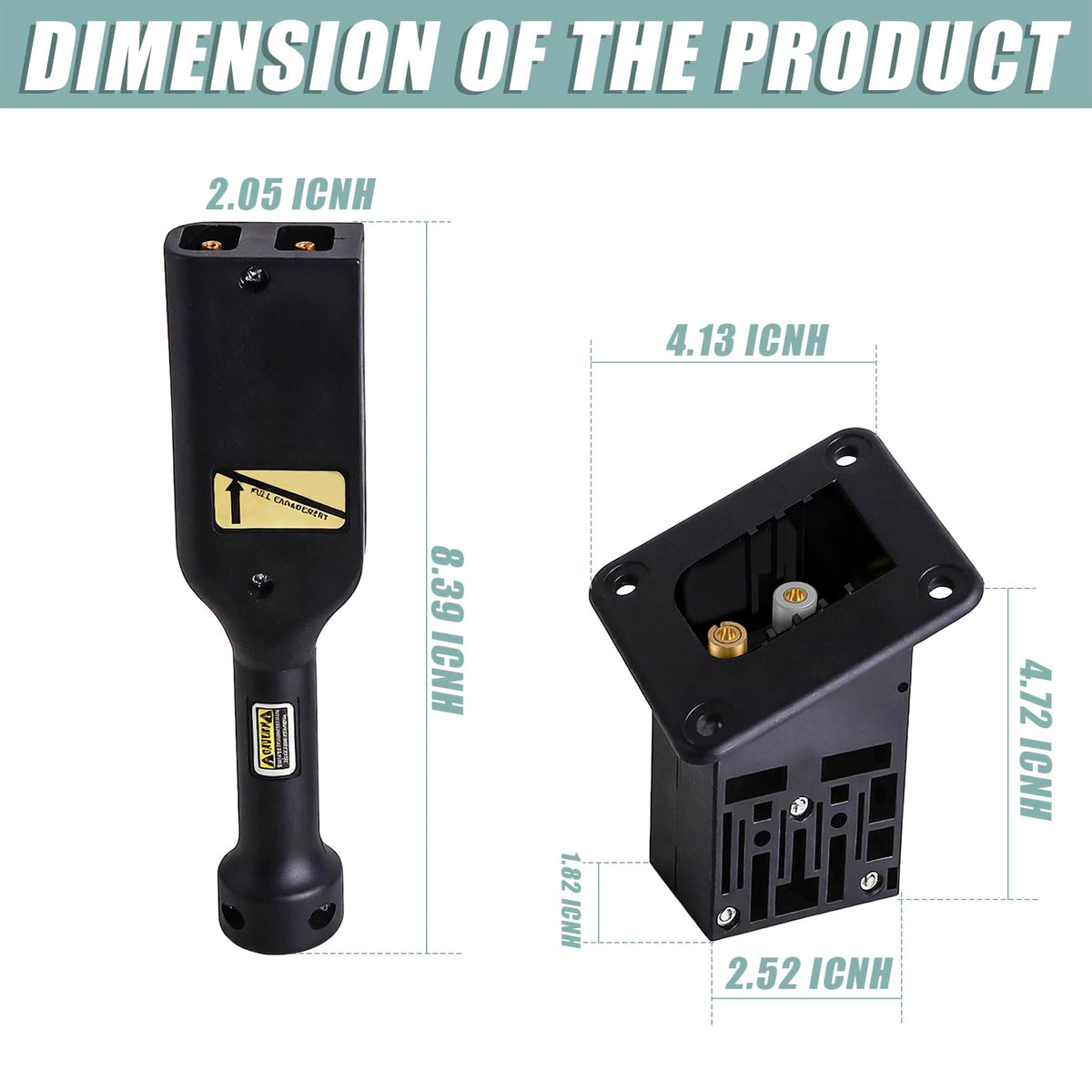 HOGUCAL 36V PowerWise charger-receptacle ensures consistent battery topping for golf carts.