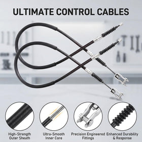 HOGUCAL Club Car DS brake cable core detail highlights stainless steel durability