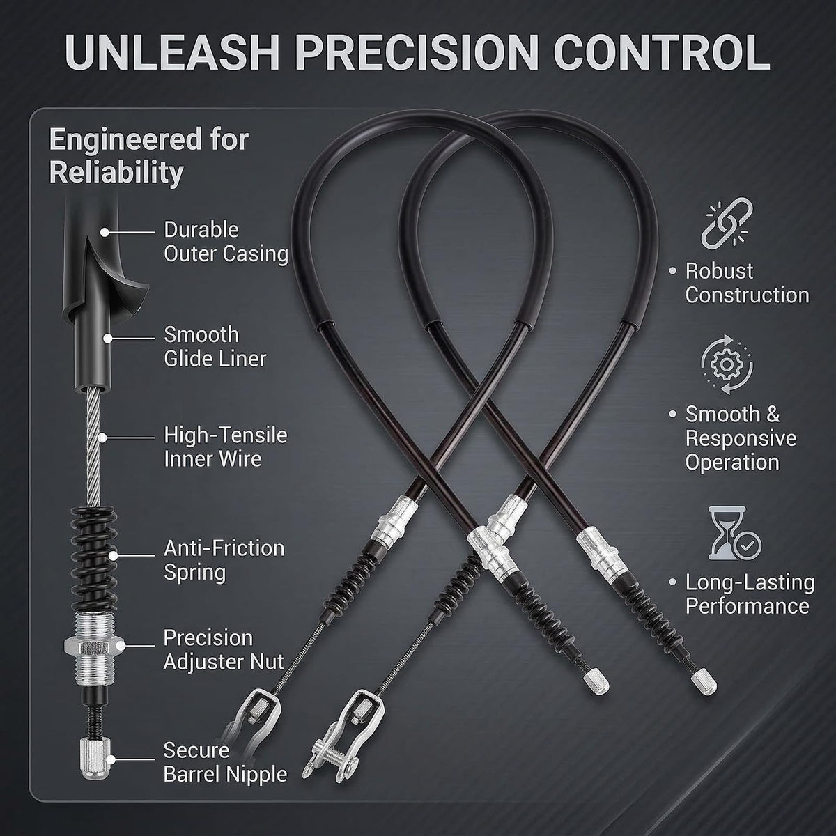 HOGUCAL brake cable kit installation guide for simple DIY setup