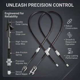 HOGUCAL brake cable kit installation guide for simple DIY setup