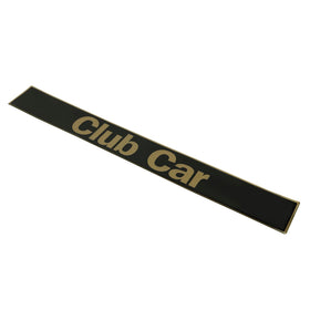 HOGUCAL Club Car DS emblem in black gold upgrades cart style.