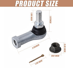 HOGUCAL tie rod ends fit gas and electric carts for versatile maintenance.