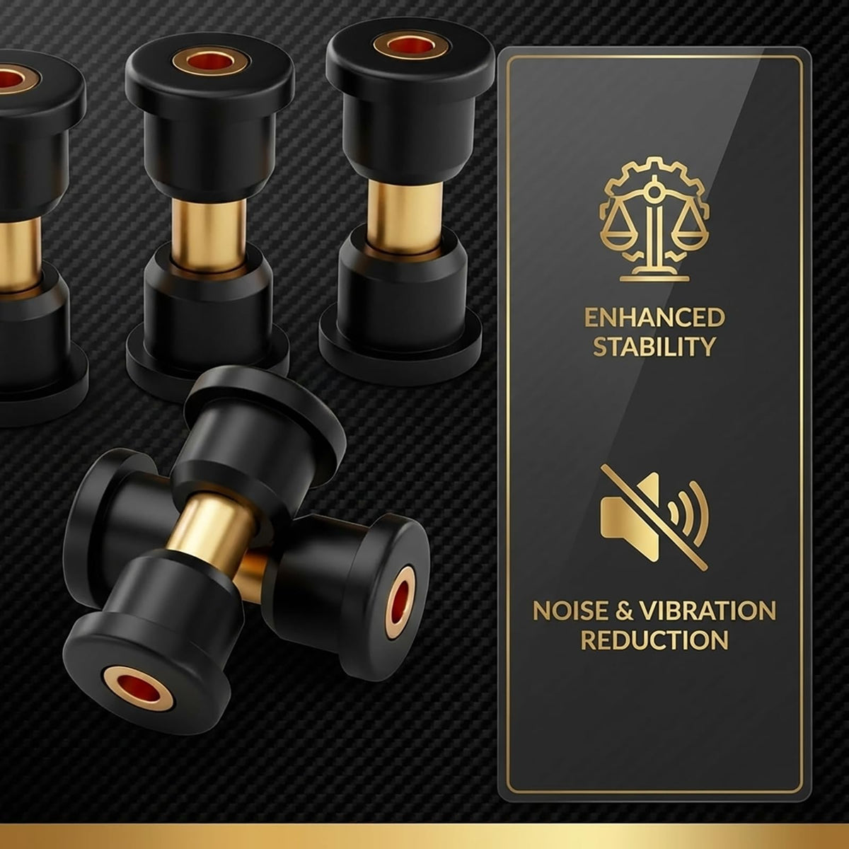HOGUCAL complete suspension kit provides all parts for a full upgrade.