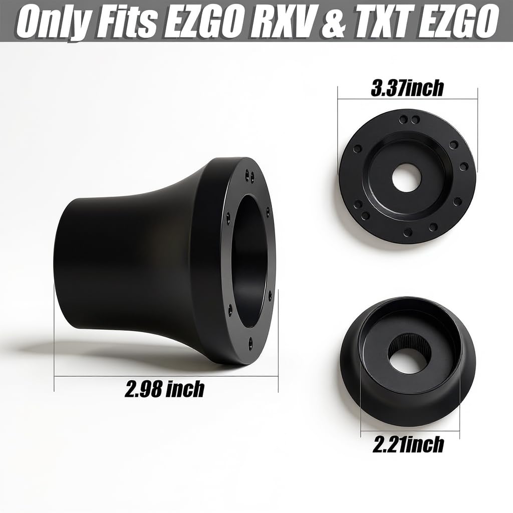 HOGUCAL EZGO steering wheel adapter electrophoresis finish resists rust on the course