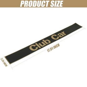 Peel-and-stick installation for Club Car DS made simple.