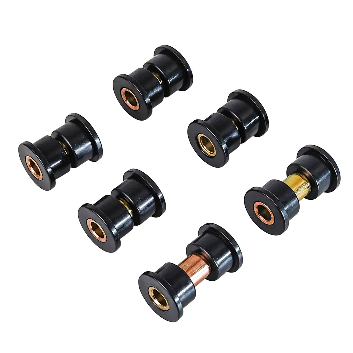 HOGUCAL polyurethane bushing kit for Club Car DS front upper A-arm improves ride stability.
