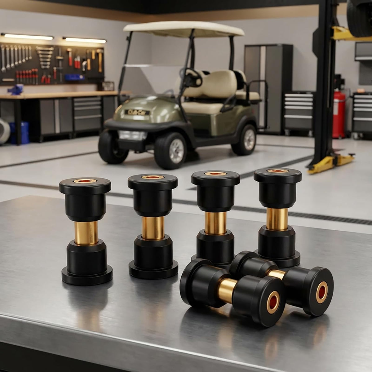 HOGUCAL steel bushings (6 pcs) offer added strength for long-lasting performance.
