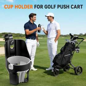 Hohean cup holder compatible with most carts and oversized containers